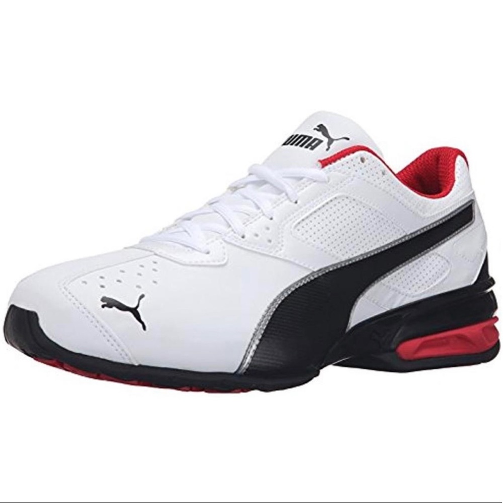 NEW with Box PUMA Men's Tazon 6 Fm Sneaker - White Red